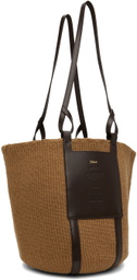 Chloé Brown Mifuko Edition Large Basket Tote
