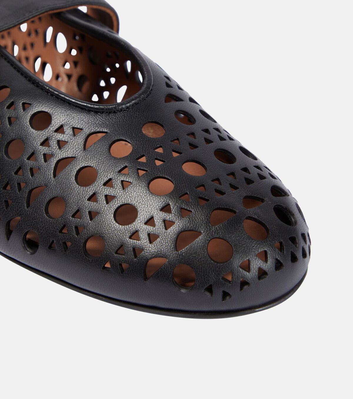 Alaïa Vienne leather ballet flats ALAÏA