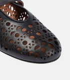Alaïa Vienne leather ballet flats