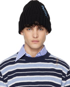 Marni Black Cotton Beanie