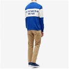 Human Made Men's Logo Knitted Sweat in Blue