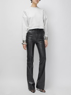 SAINT LAURENT High Waist Leather Pants