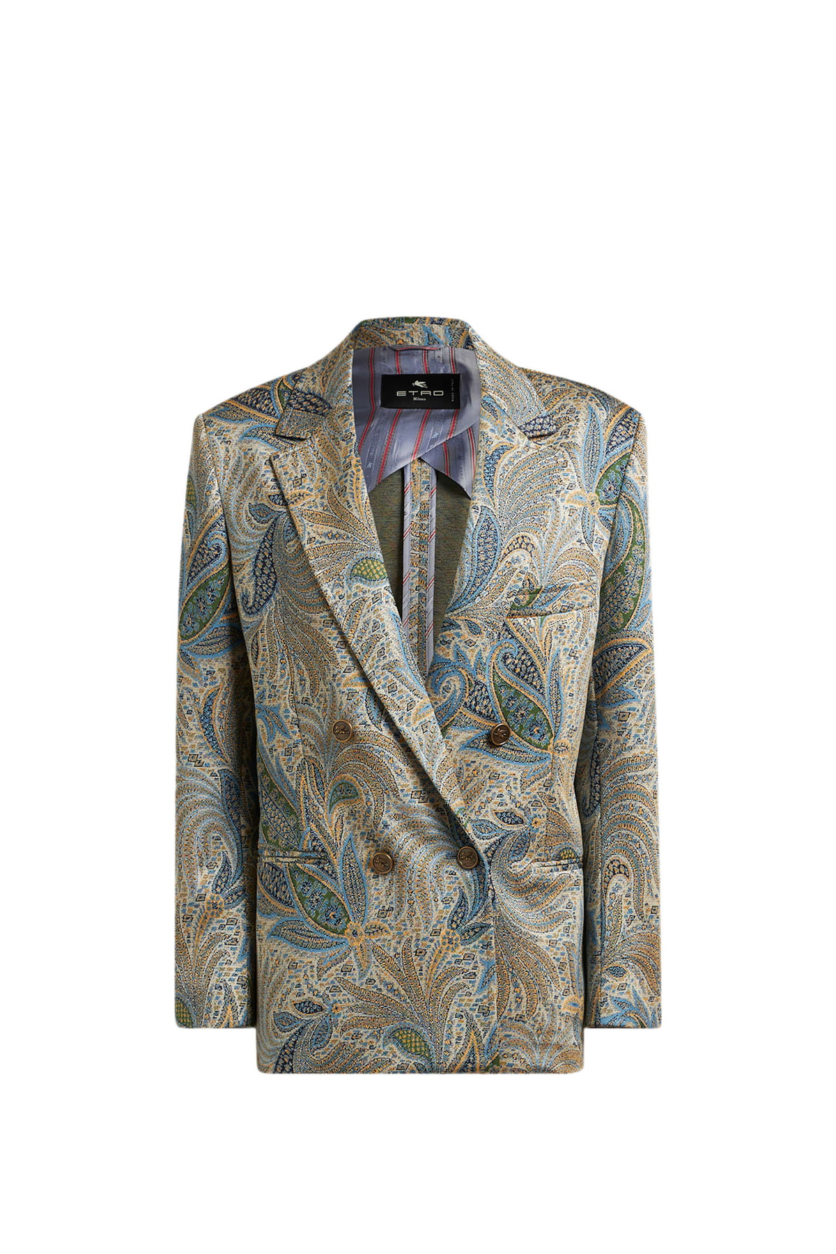 【送料&関税込】Etro Cerulean Blue Cotton Blend Cardigan Etro Cerulean Blue Cotton Blend Cardigan Etro