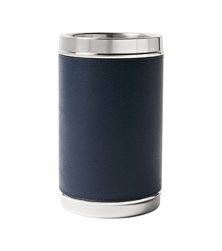 Photo: Giobagnara Ocean steel and leather bottle cooler