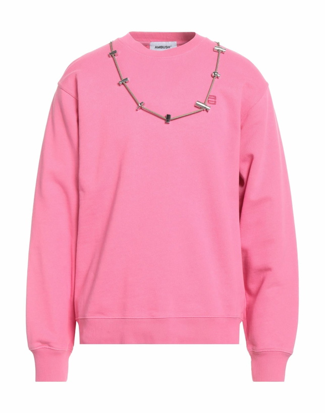 Photo: Ambush Mens Sweatshirt in Pink