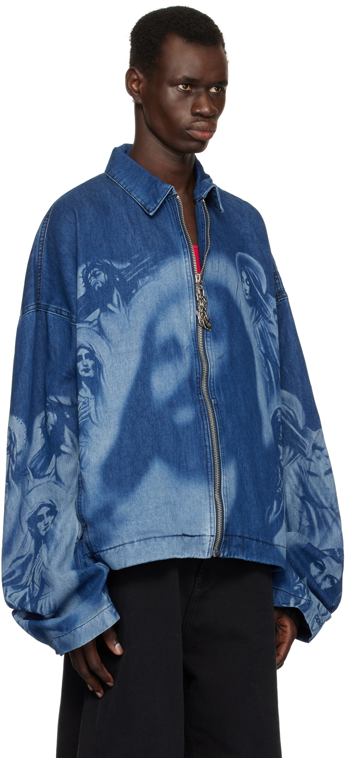 Gerrit Jacob Blue Oversized Denim Jacket