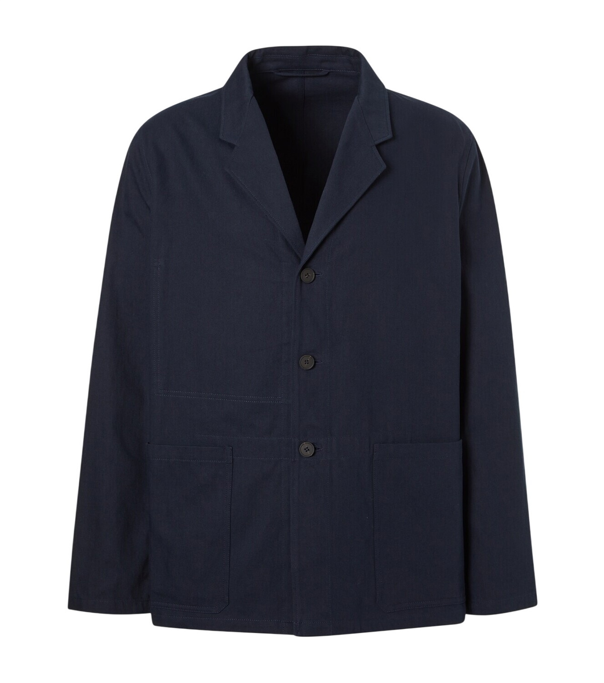 ジャケット・アウター STUDIO NICHOLSON Brushed Wool PEACOAT Coles Coat in Black | Wool Peacoat | Studio Nicholson