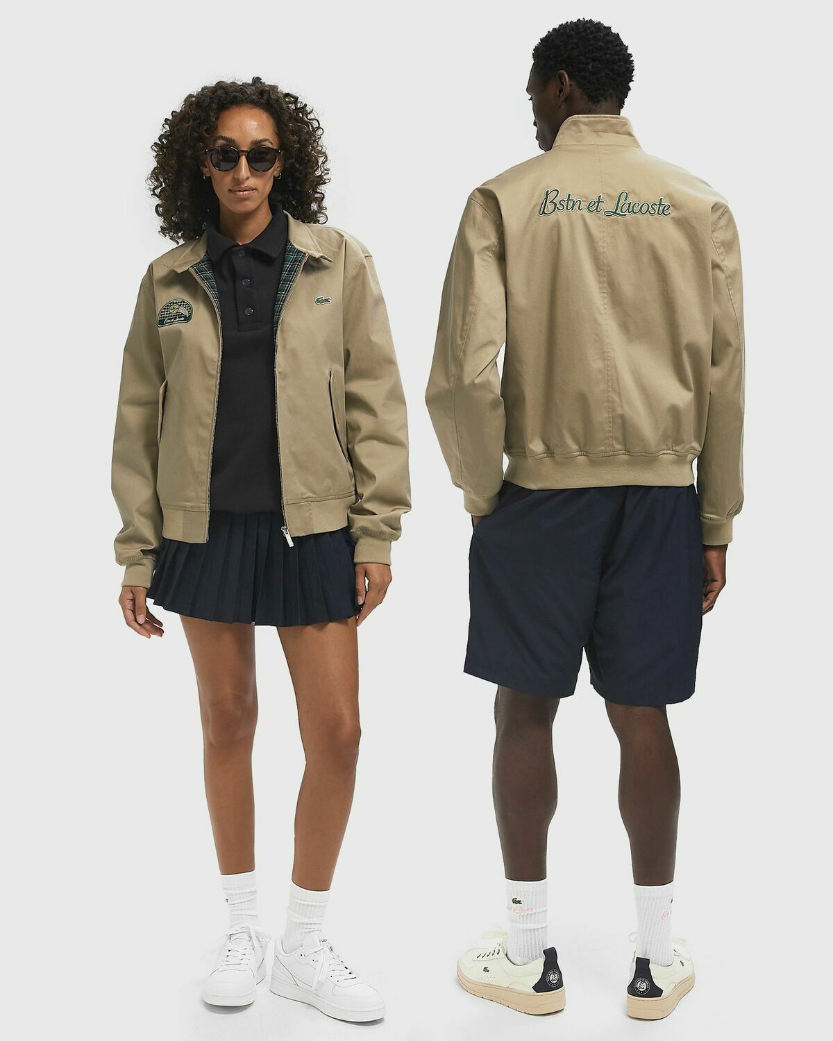 Lacoste X BSTN BLOUSON '10th Anniversary‘ Brown Mens Bomber Jacket