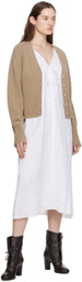 Deiji Studios White 'The Tie' Midi Dress