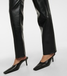 Agolde - Harley denim and leather-blend jeans