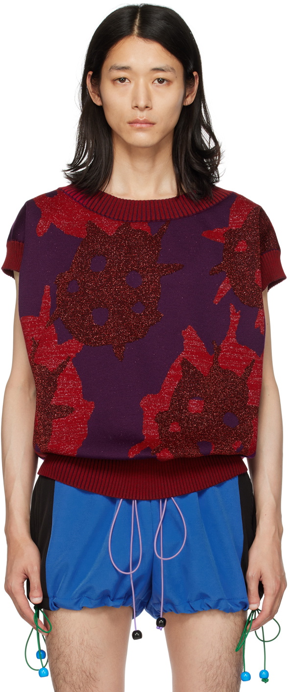 ANDREJ GRONAU SSENSE Exclusive Red Vest