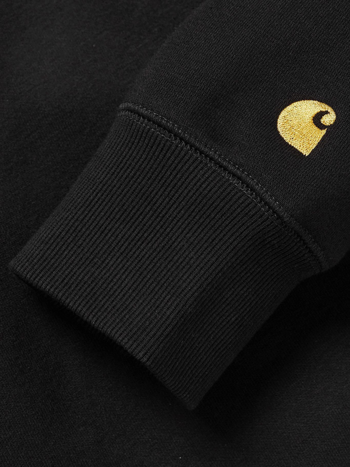 Carhartt WIP - Chase Logo-Embroidered Cotton-Blend Jersey Hoodie ...