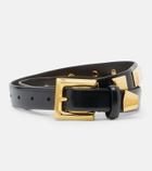 Nour Hammour Josephine studded leather belt