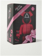 BE@RBRICK - Squid Game Guard △ 100% 400% Printed PVC Figurine Set