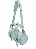 MARGE SHERWOOD - Belted Log Suede Top Handle Bag
