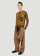 Vivienne Westwood - Final Patched Sweater in Yellow