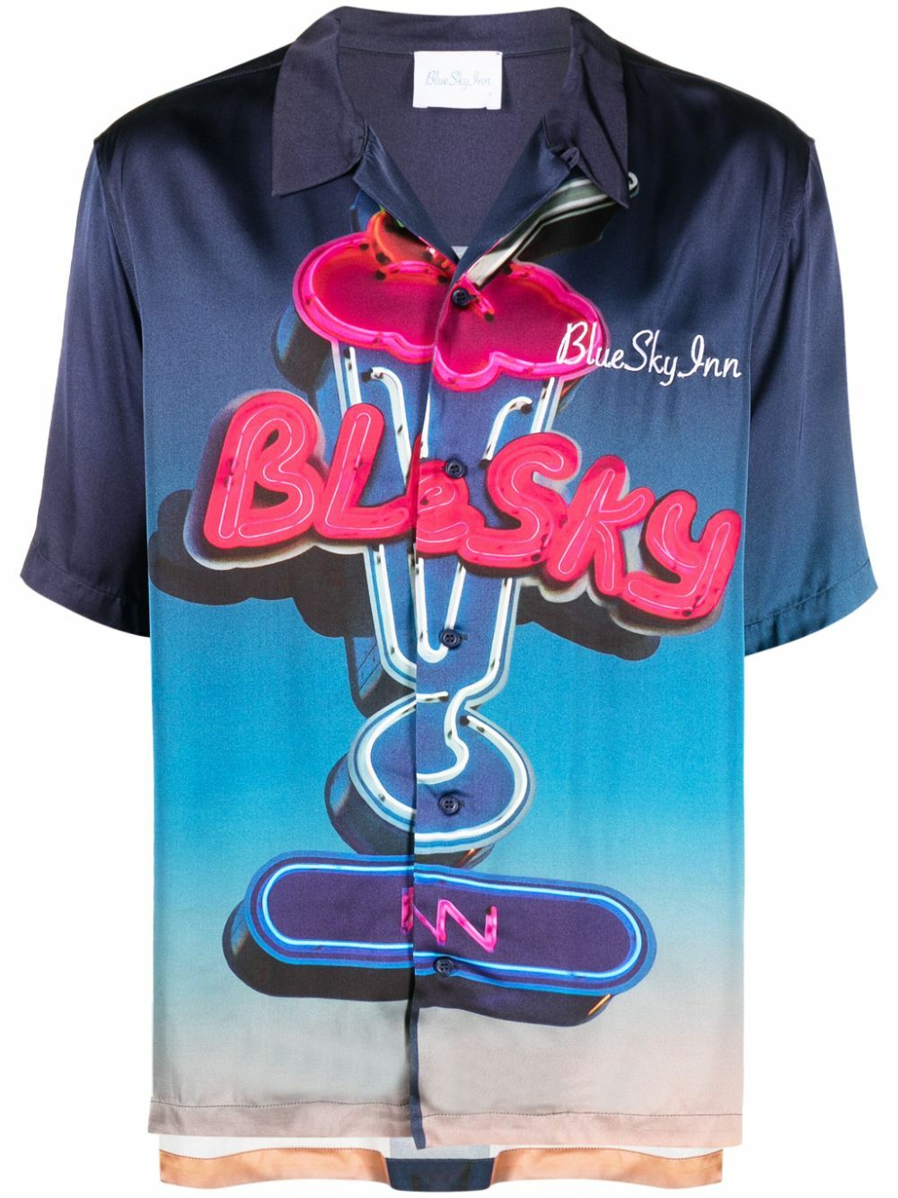 BLUE SKY INN - Printed Viscose Shirt