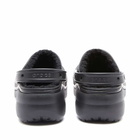 Crocs Women's Classic Platform Lined Clog in Black