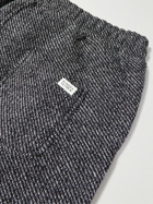 Oliver Spencer - Tapered Cotton-Blend Jersey Sweatpants - Black