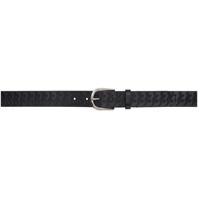 Photo: PS by Paul Smith Black Embossed Dino Belt