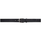 PS by Paul Smith Black Embossed Dino Belt