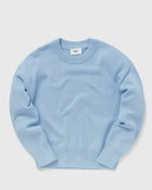 Ami Paris Adc Crewneck Sweater Blue - Mens - Sweatshirts