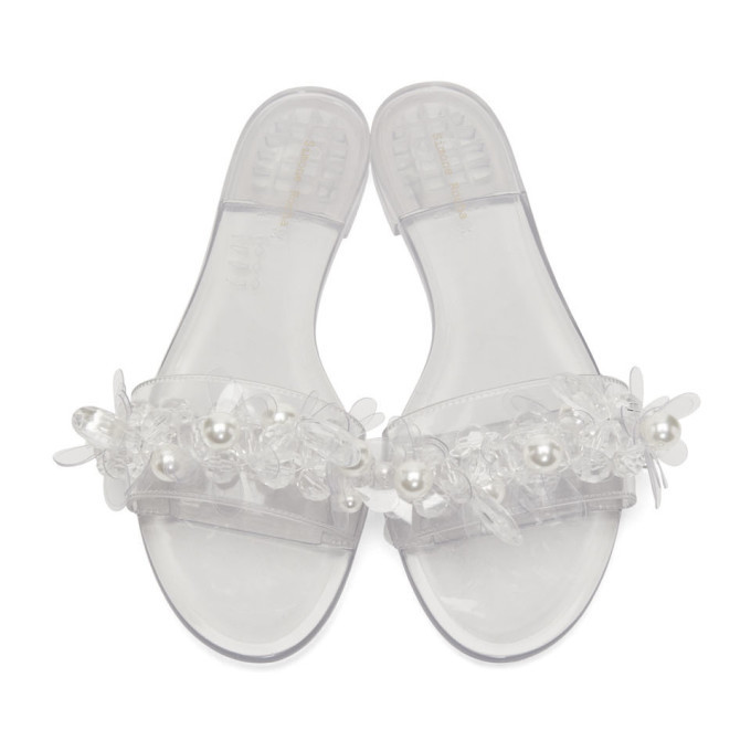 Simone Rocha Transparent Jelly Slides Simone Rocha