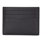 Dunhill Black Leather Cadogan Card Holder
