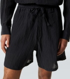 Umit Benan Julian linen and cotton shorts
