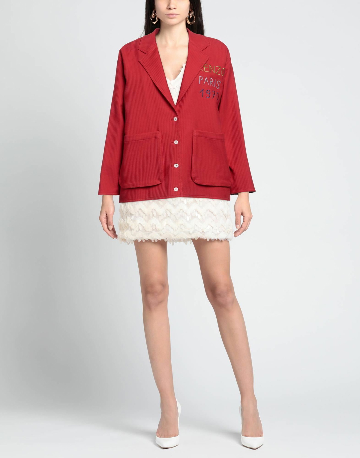 Kenzo Womens Blazer in Red