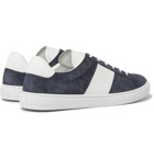 Paul Smith - Hansen Leather-Trimmed Suede Sneakers - Blue