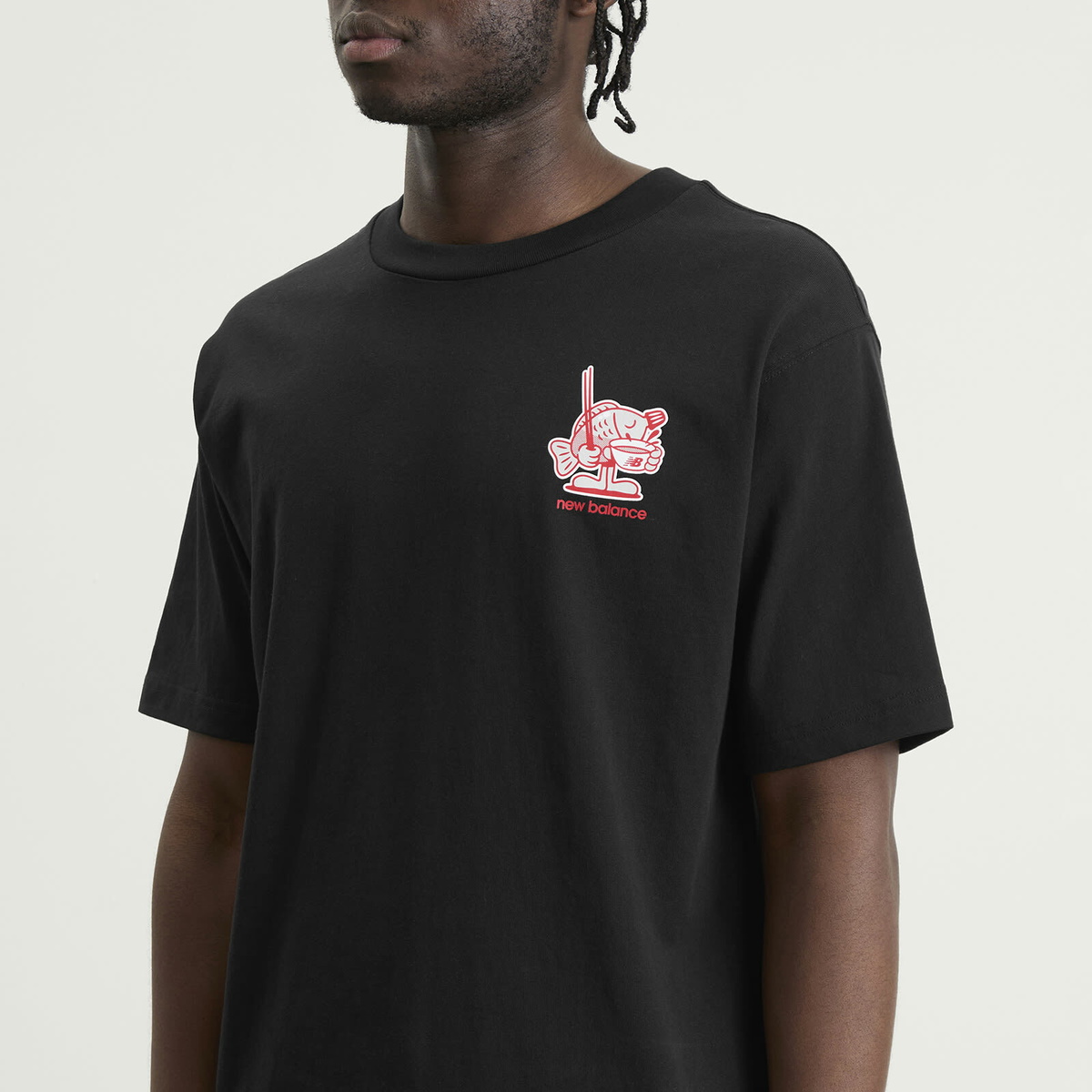 New Balance Men's Ramen T-Shirt in Black