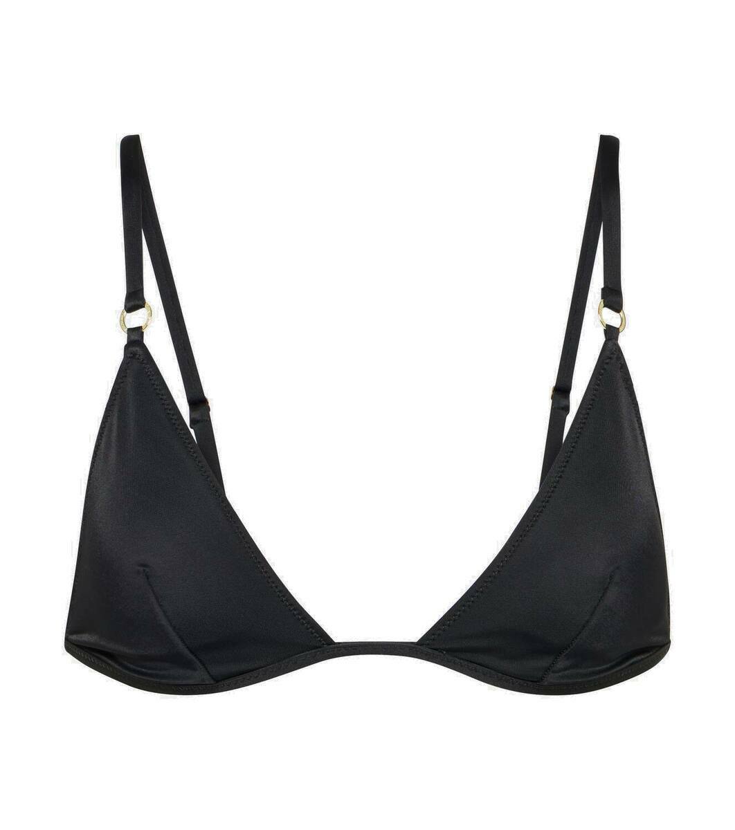 Stella McCartney Blue Neoprene and Mesh Bikini Stella McCartney