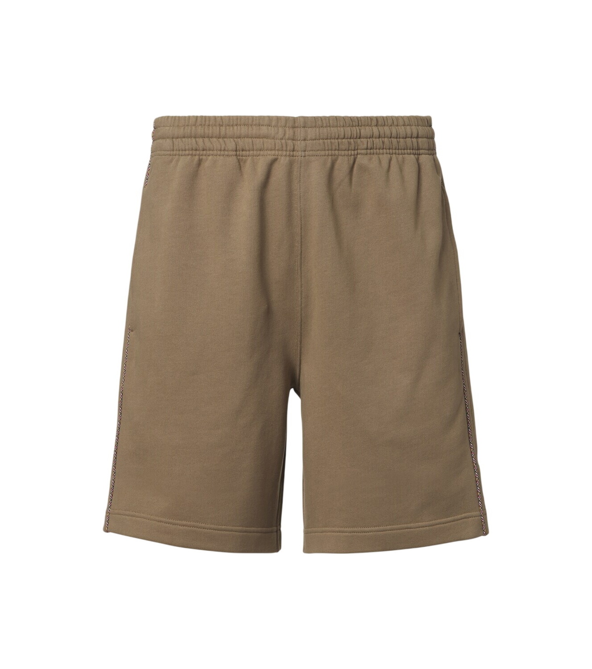 Burberry Beige Striped Merino Kenton Shorts Burberry