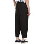 Comme des Garcons Homme Black Canvas Trousers