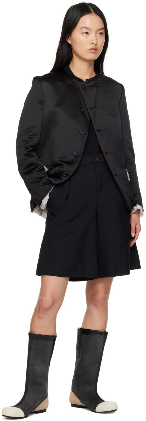 Black Comme des Garçons Black Pocket Shorts