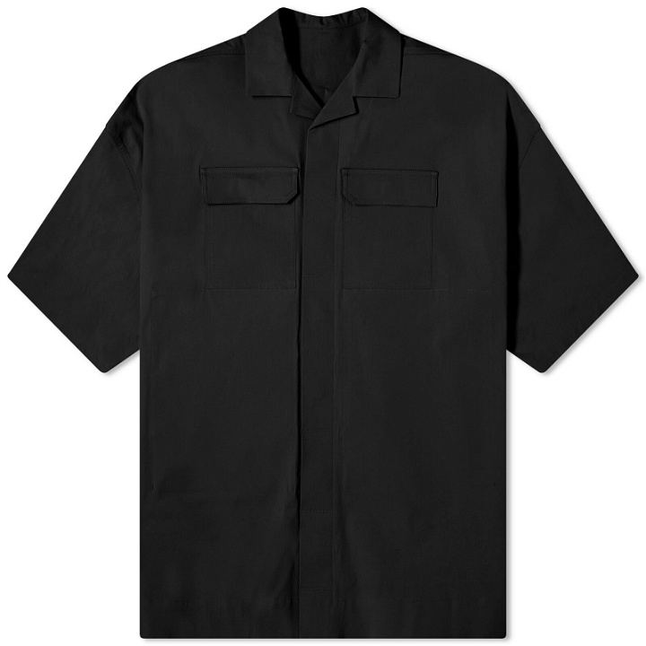Photo: Rick Owens Men's Magnum Tommy Heavy Cotton Outershirt in Black