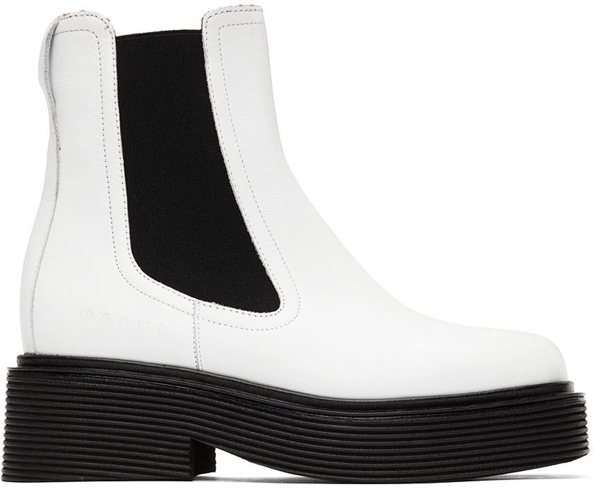 MARNI チェルシアンクルフツ TCZW000502P2722 00N99 Black nappa leather Pablo lace-up sneaker | Marni