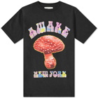 Awake NY Mushroom T-Shirt in Charcoal