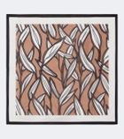 Brunello Cucinelli Printed silk twill scarf