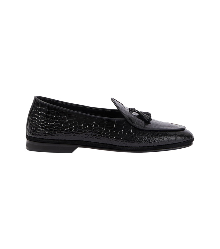 Photo: Rubinacci Marphy Loira croc-effect leather loafers