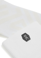 ON Performance Mid Stretch-jersey Socks White