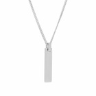 Tom Wood 21.5" ID Pendant Necklace in Silver 