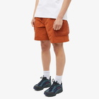 Nike Men's ACG Snowgrass Cargo Short in Dark Russet/Monarch