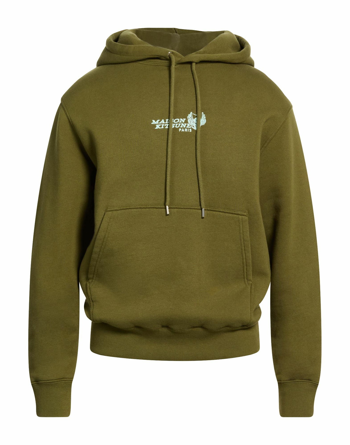 Maison Kitsuné Mens Sweatshirt Military in Green