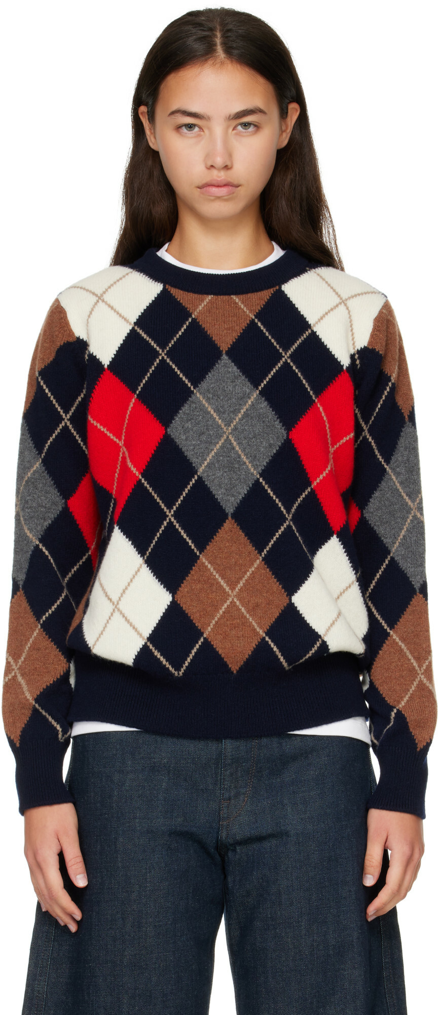 &Daughter Multicolor Ava Crewneck Sweater