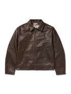 Nudie Jeans - Eddy Rider Leather Jacket - Brown