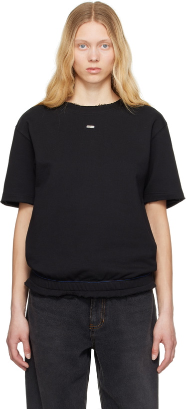 Photo: ADER error Black Half Sleeve Product. 36 Sweatshirt