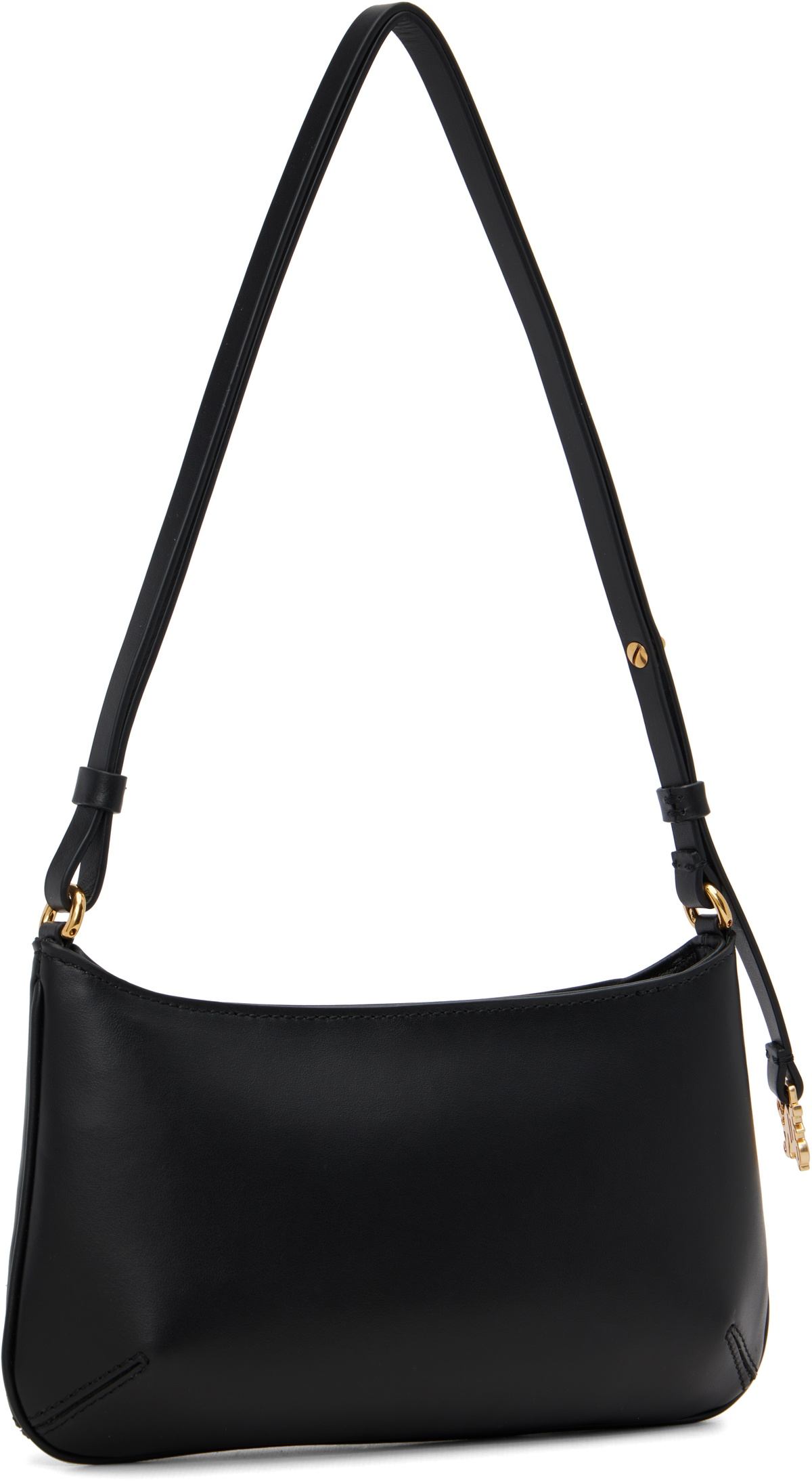 Palm Angels Black Leather Giorgina Bag