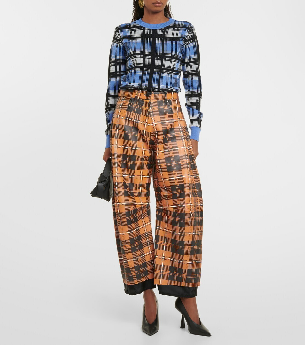 Dodo Bar Or Tessa checked wool sweater
